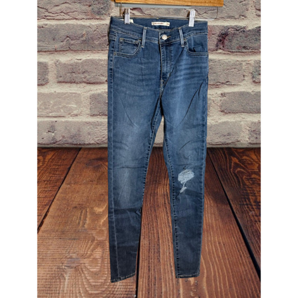 LEVI'S 720 Super Skinny Distressed Jeans - Size 26 - Picture 1 of 5